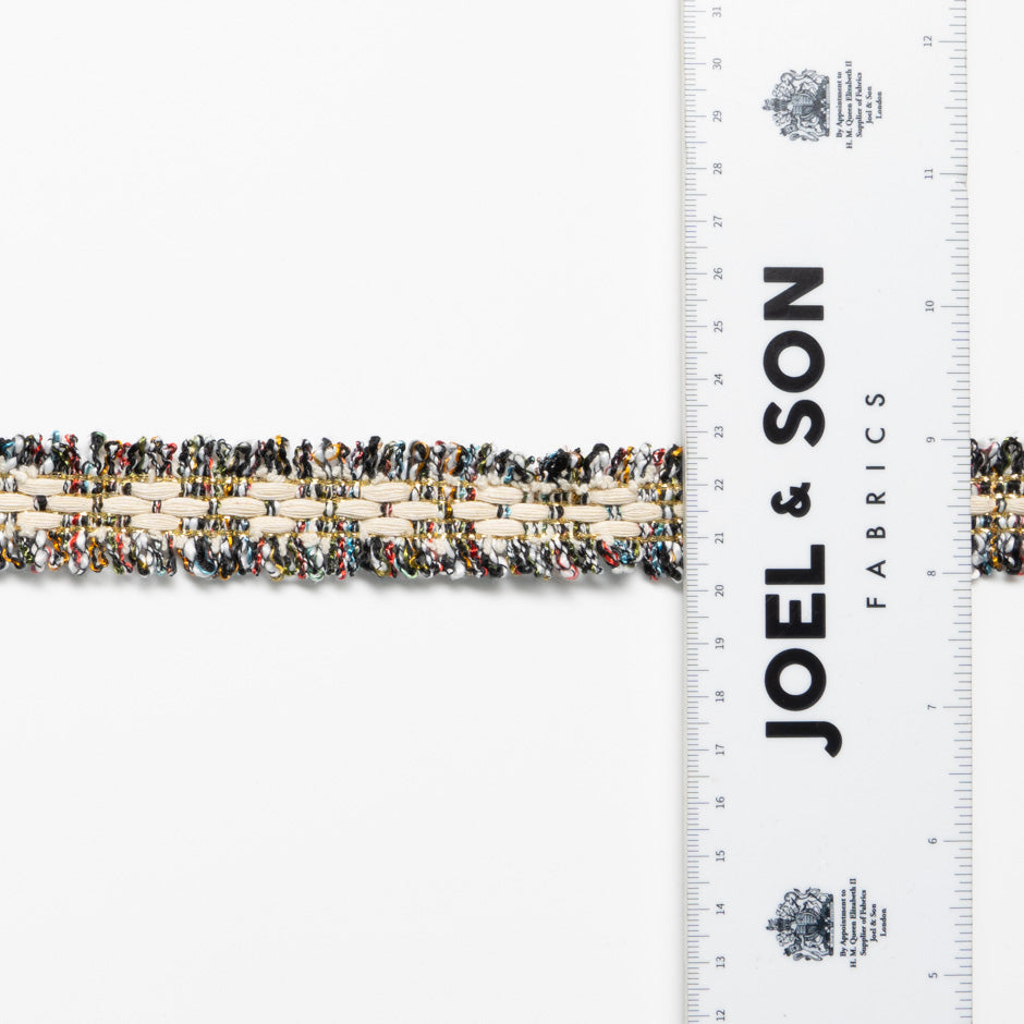Multi-Coloured Metallic Woven Trim