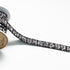 Black & Grey Metallic Woven Trim
