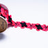 Neon Pink & Black Floral Trim