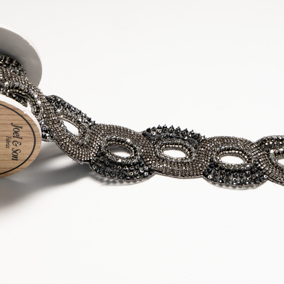 Art Deco Beaded & Diamanté Trim