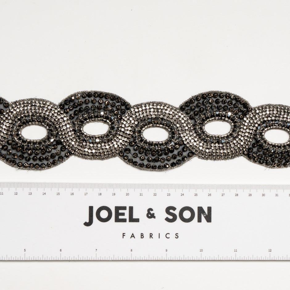 Art Deco Beaded & Diamanté Trim