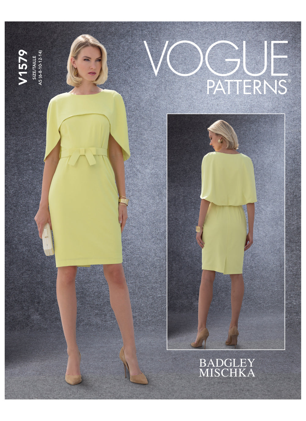 Pattern V1829 DRESS - V1579