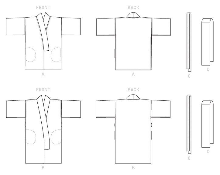KIMONO JACKET - V1610