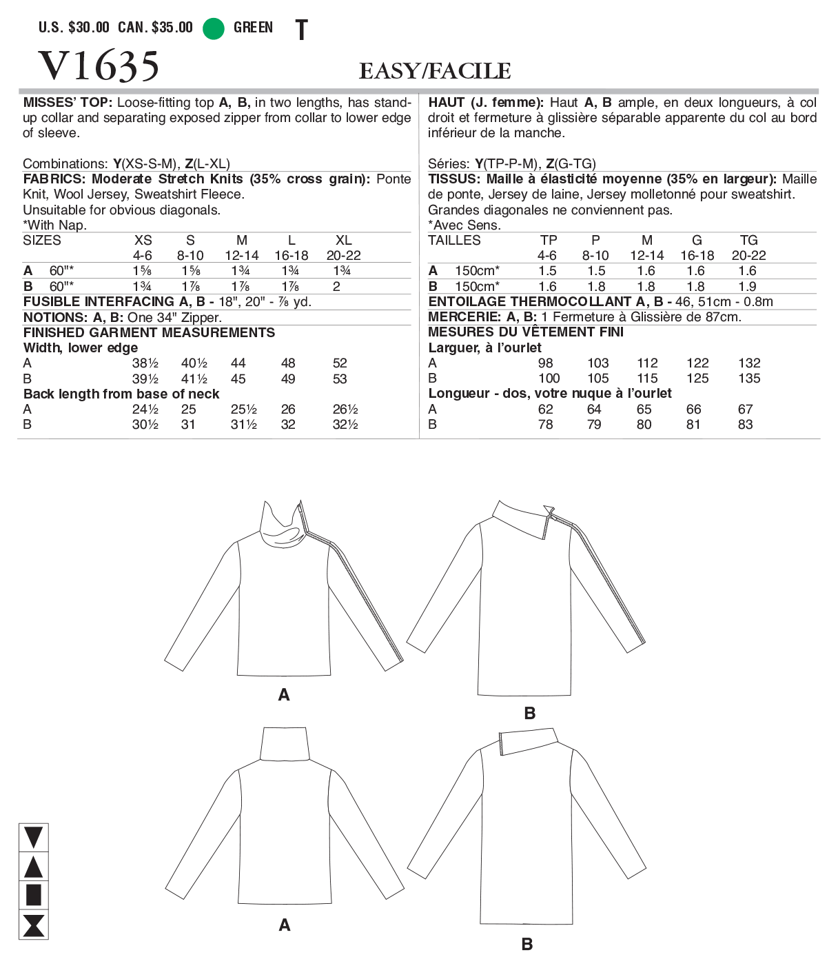 TOP - V1635