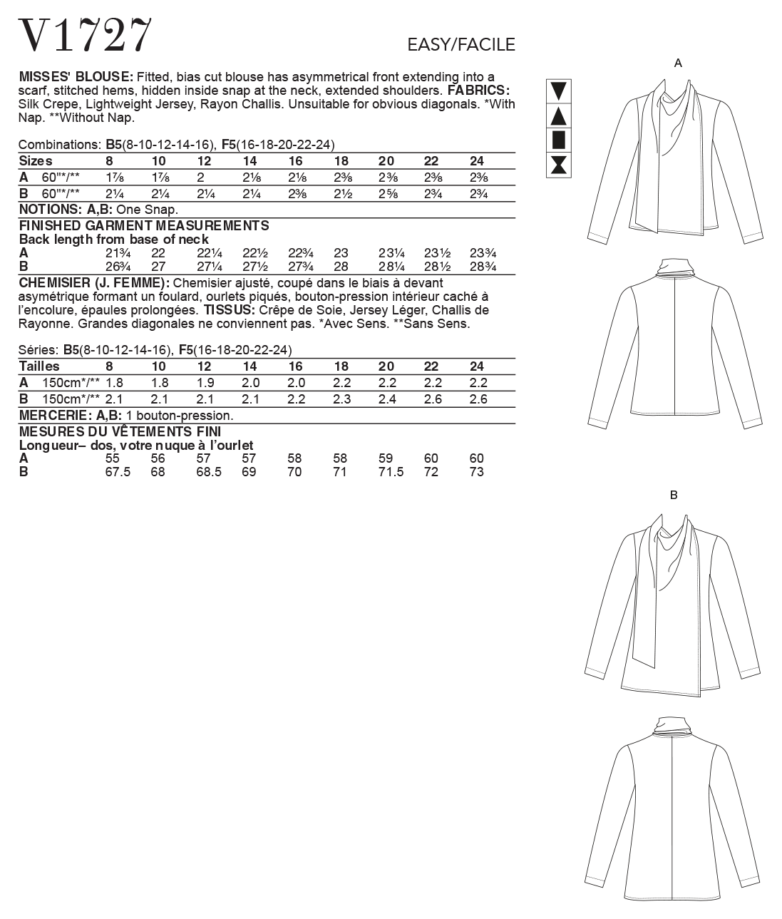 BLOUSE - V1727
