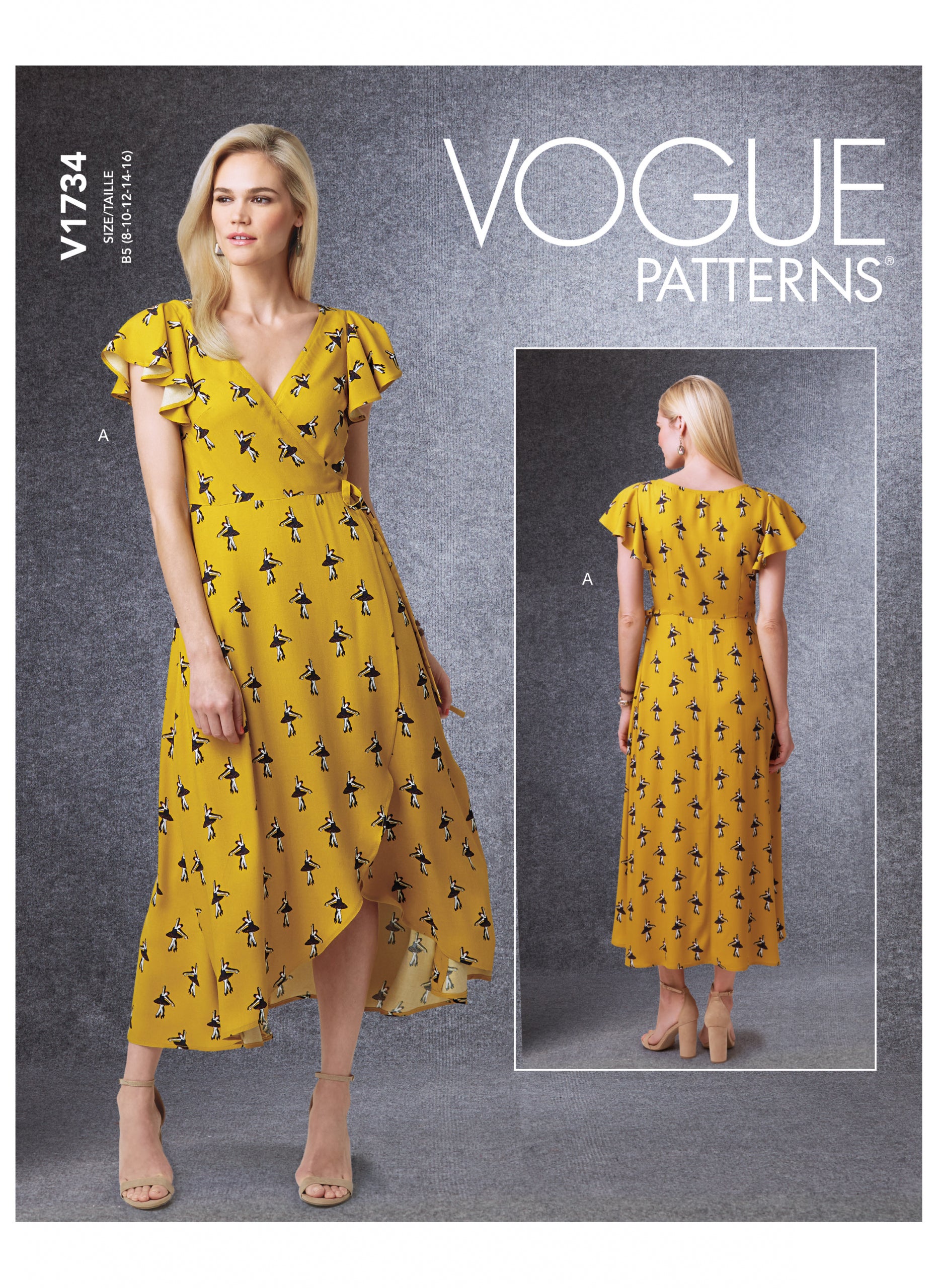 WRAP DRESS - V1734