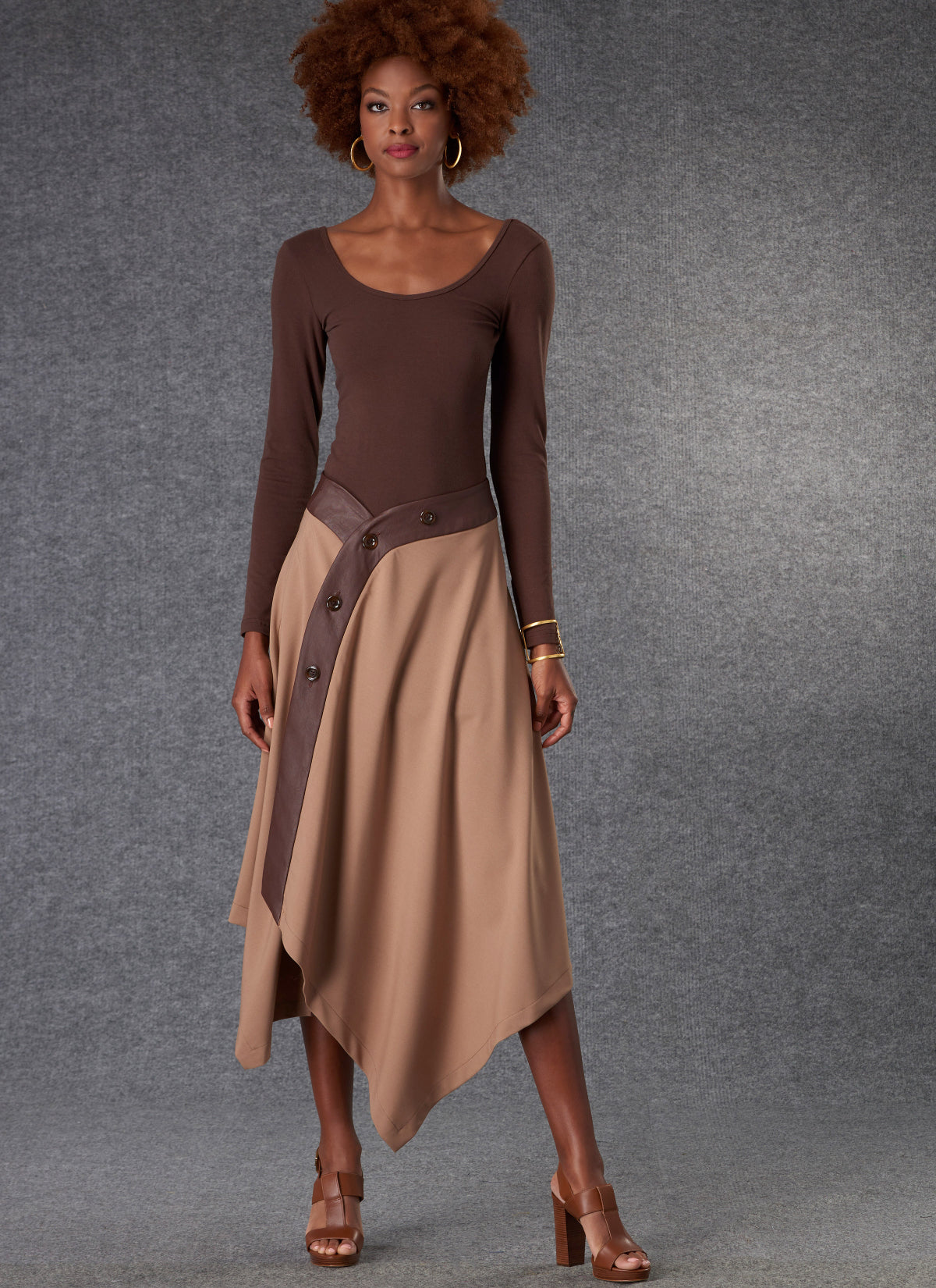 WRAP SKIRT - V1787