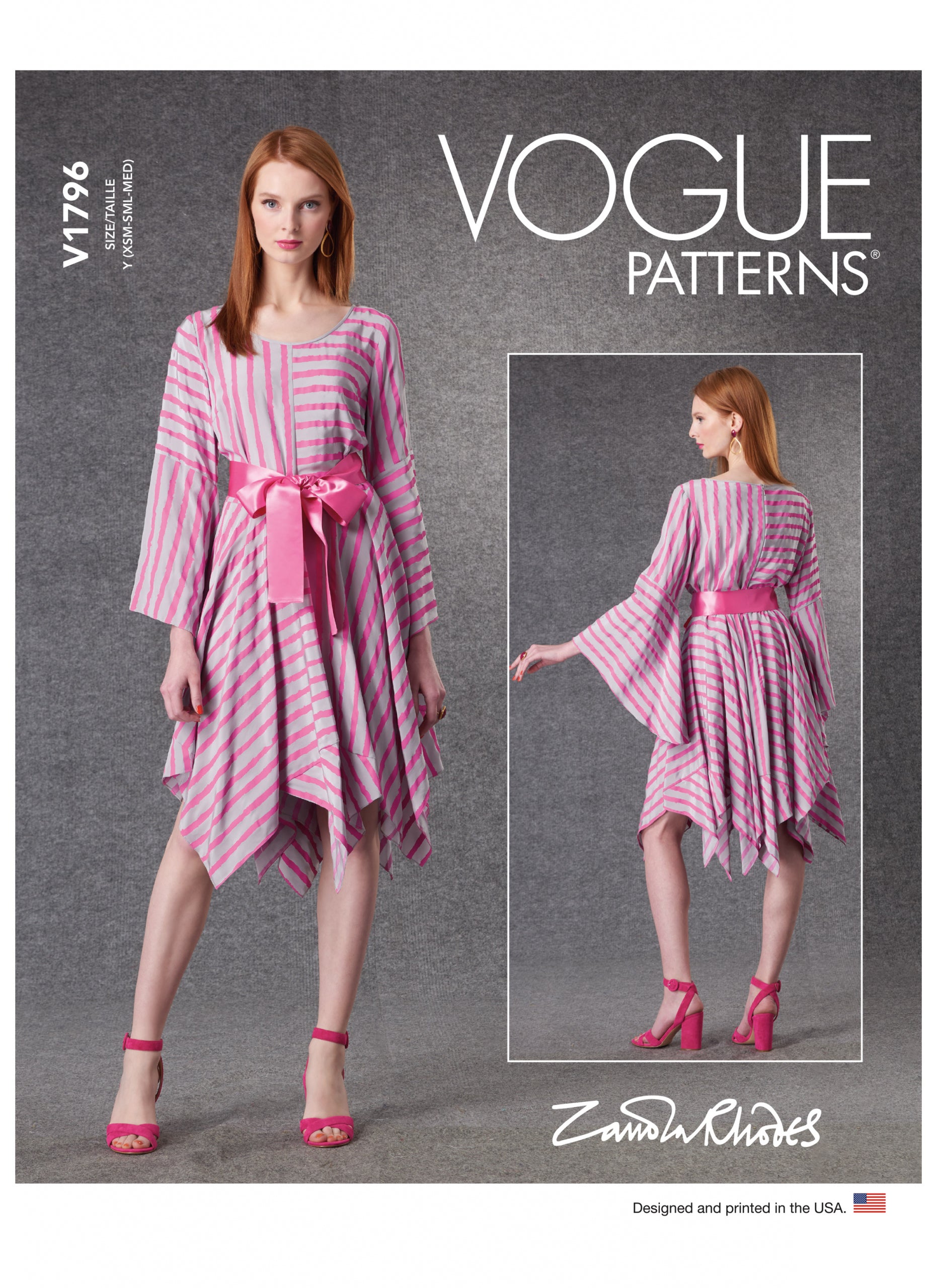 BELTED DRESS - V1796