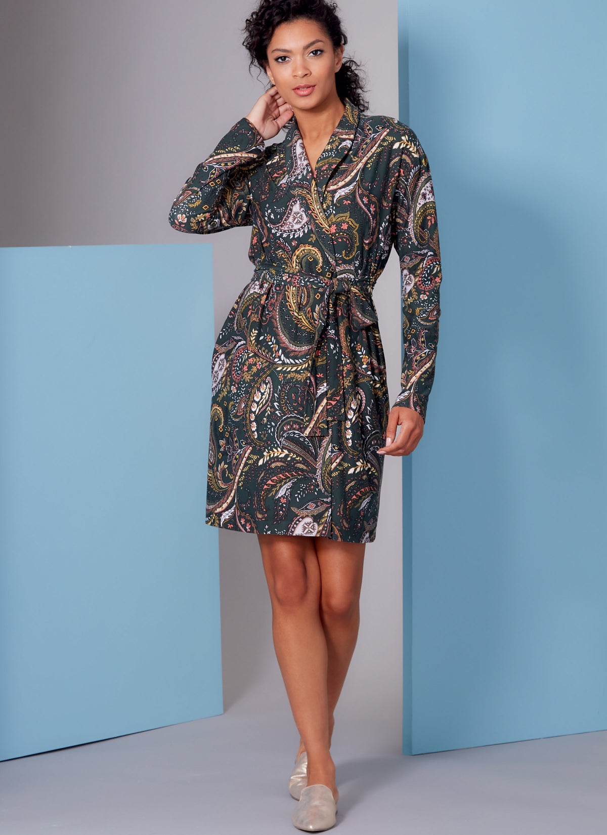 ROBE, TOP, DRESS & TROUSER SET - V1852