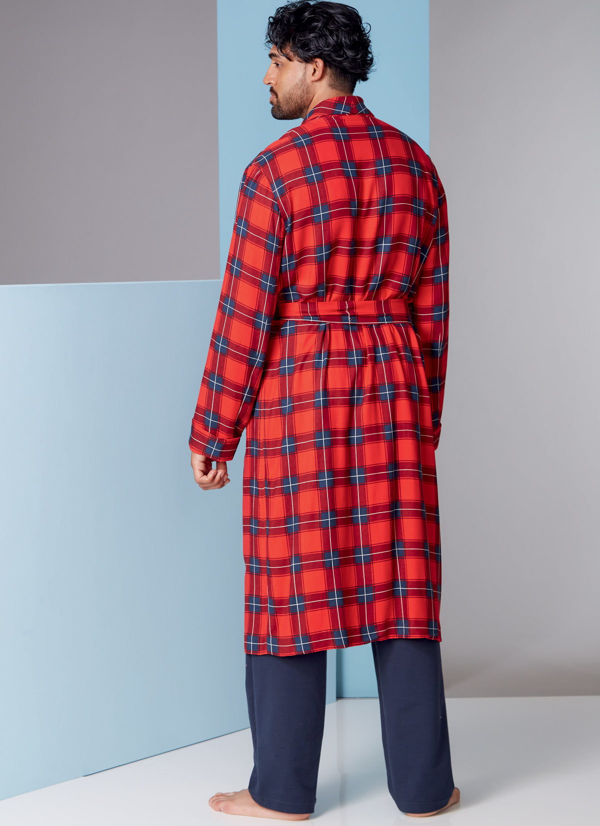 MEN'S BELTED ROBE - V1855