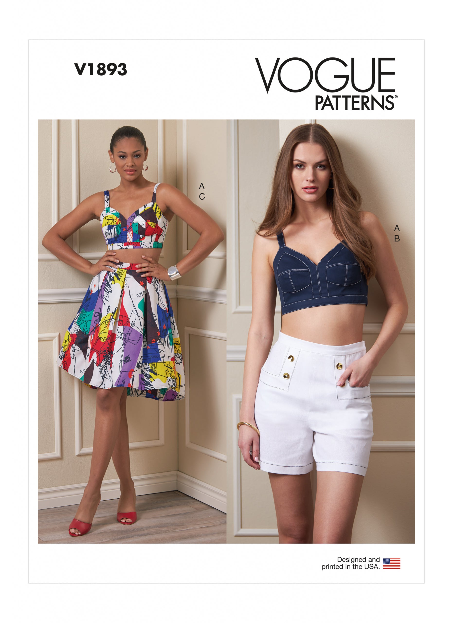 TOP/SHORTS/SKIRT - V1893