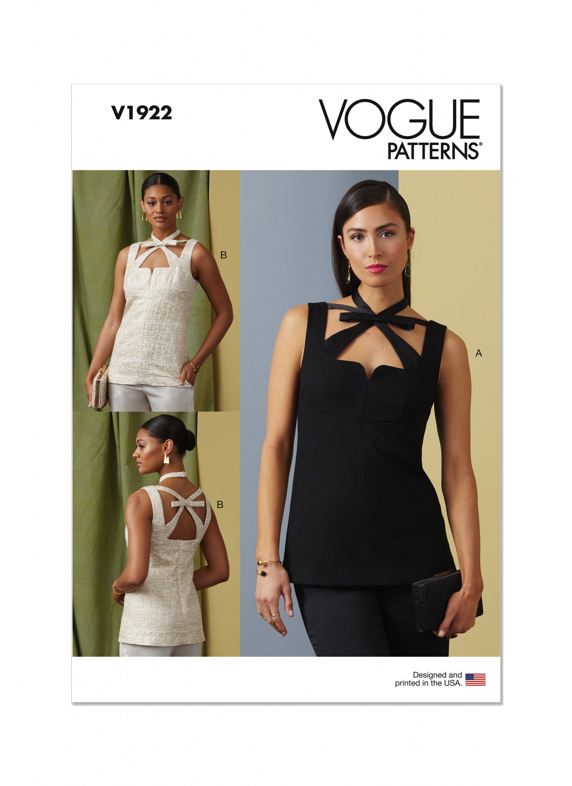 SLEEVELESS TOP - V1922