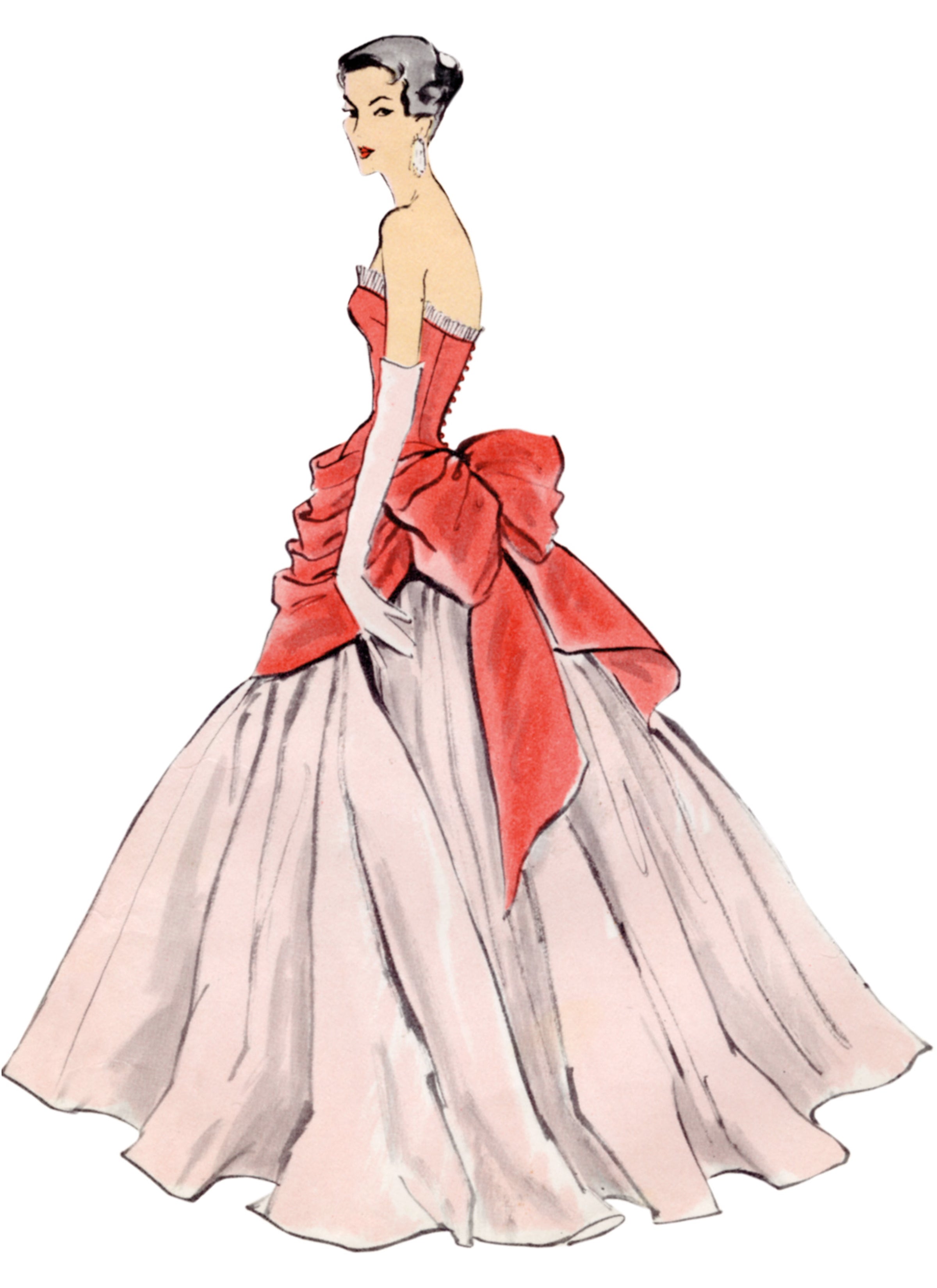 BODICE DRESS - V1931