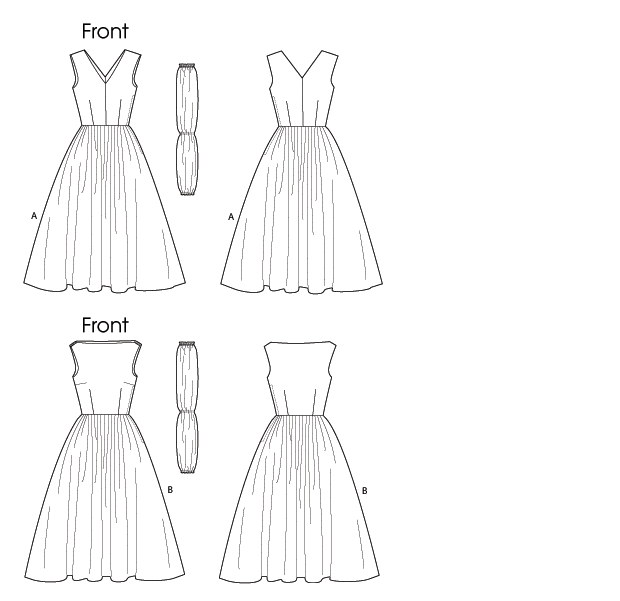 DRESS - V8789