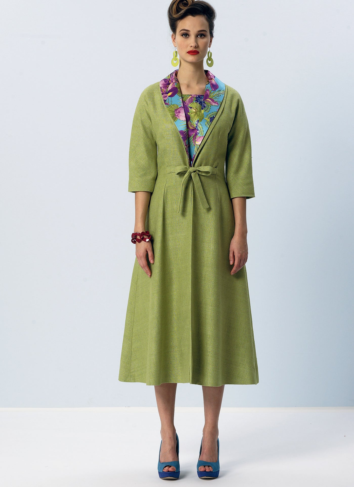 DRESS & COAT SET - V8875