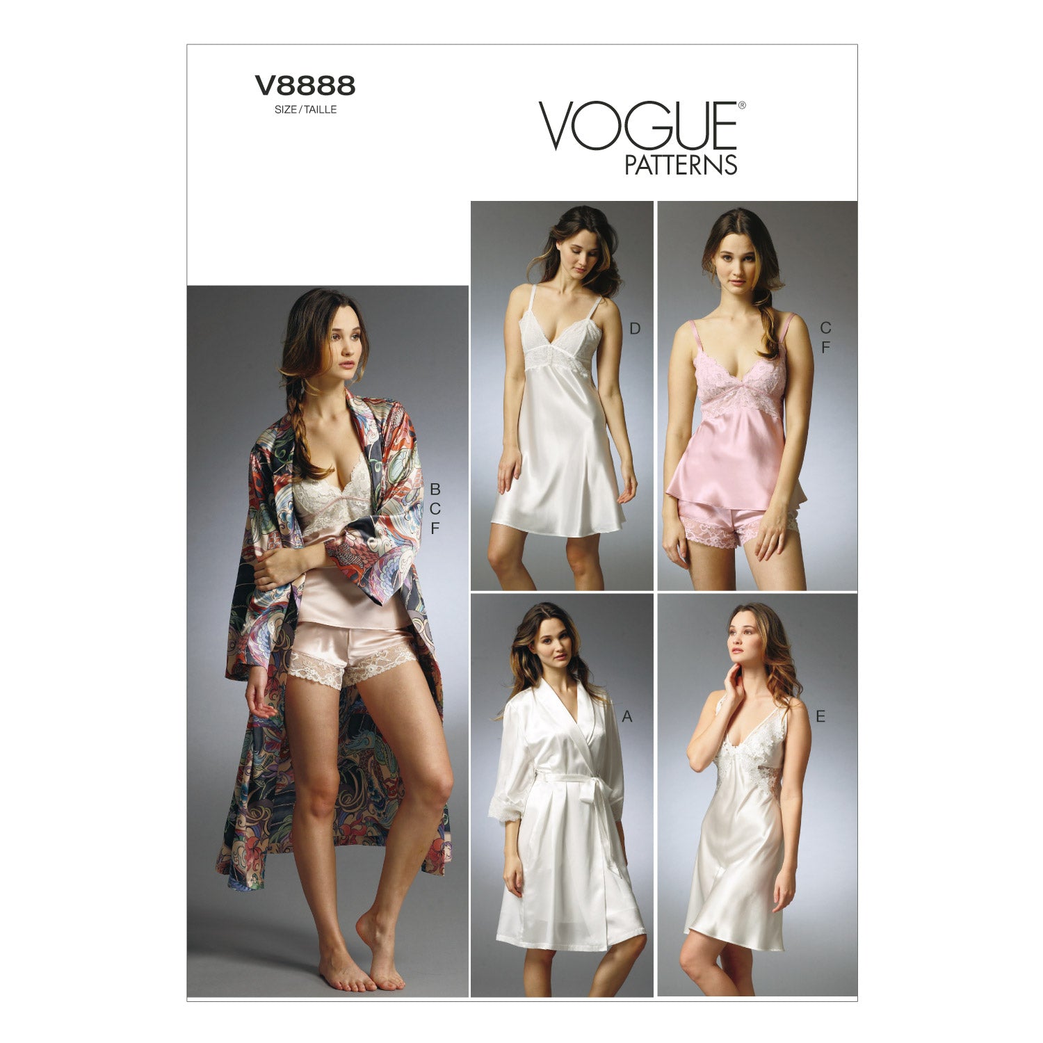 ROBE/SLIP/CAMISOLE/PANTIES - V8888