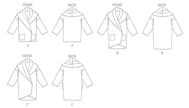 WRAP JACKET - V8930