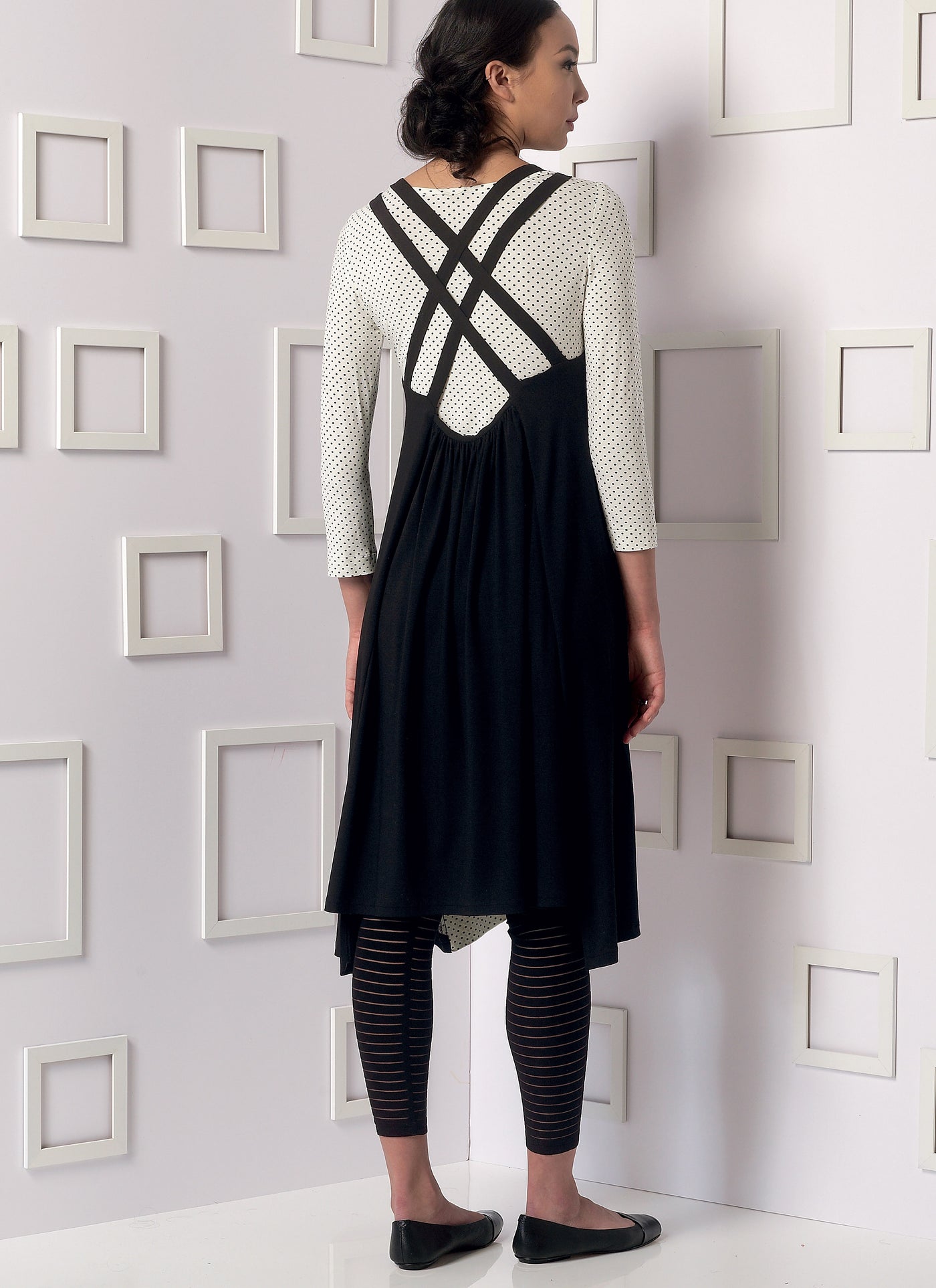 TOP/DRESS/LEGGINGS SET - V9108