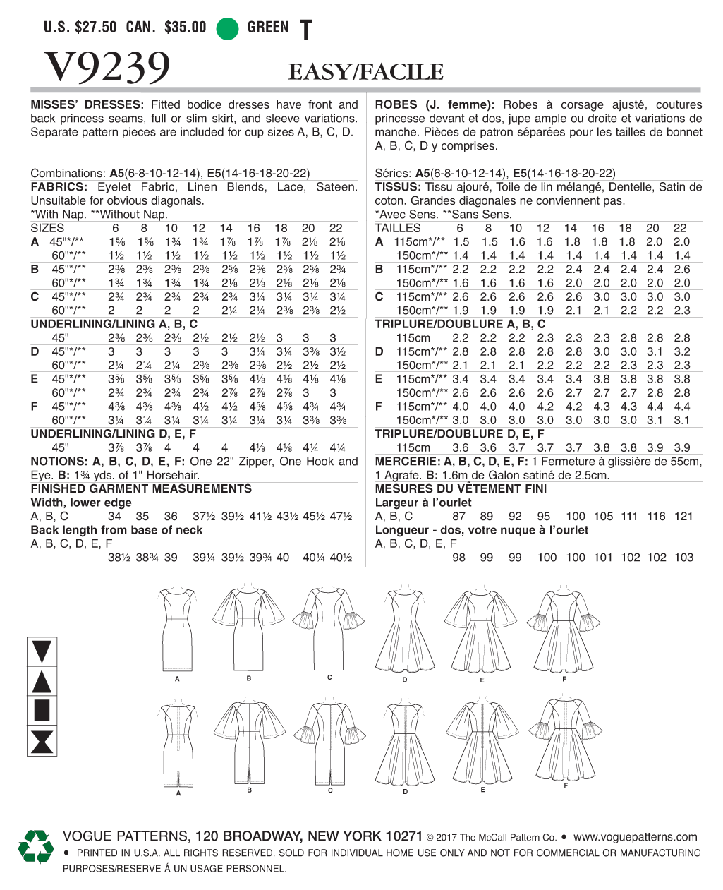 DRESS - V9239