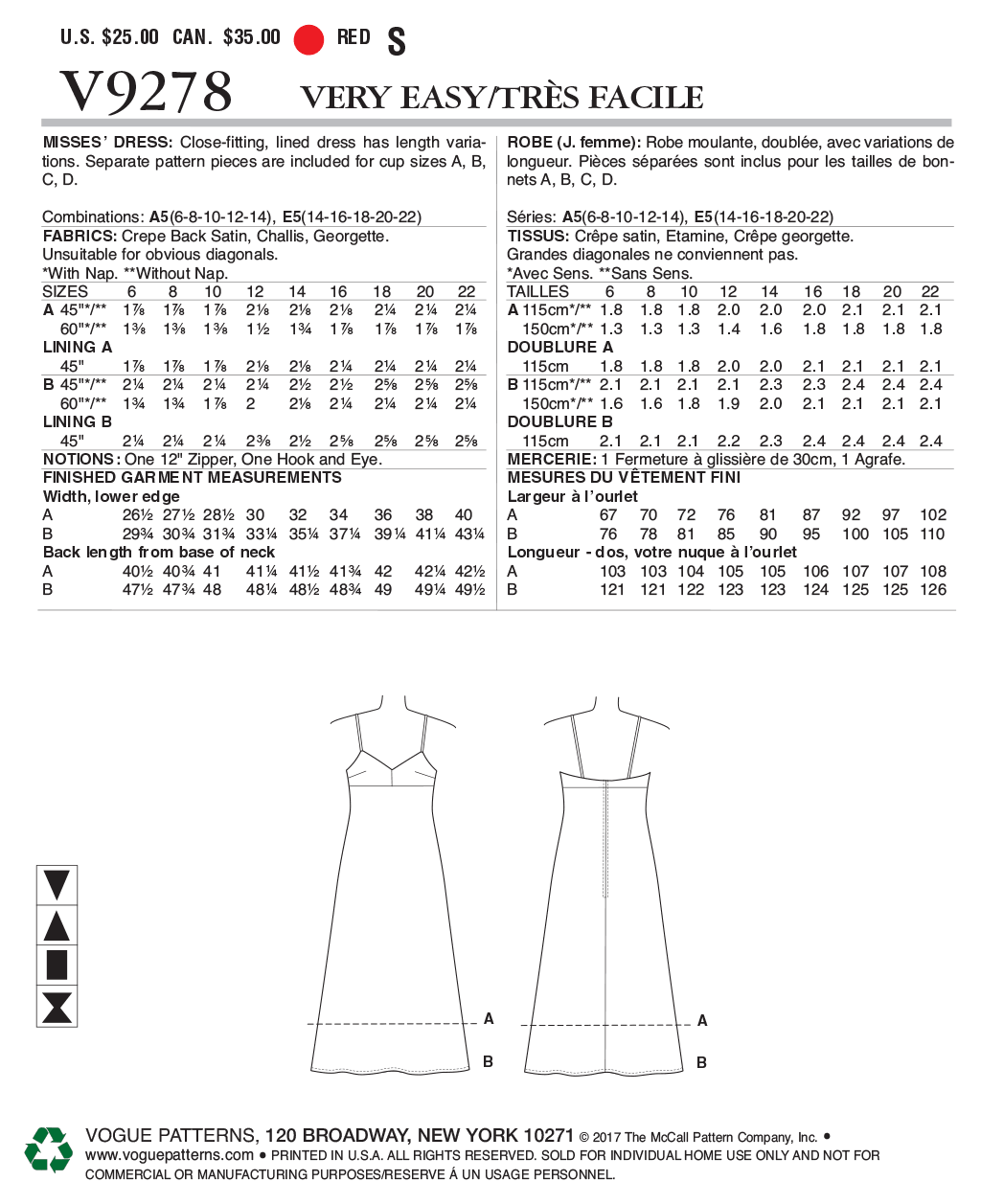 DRESS - V9278