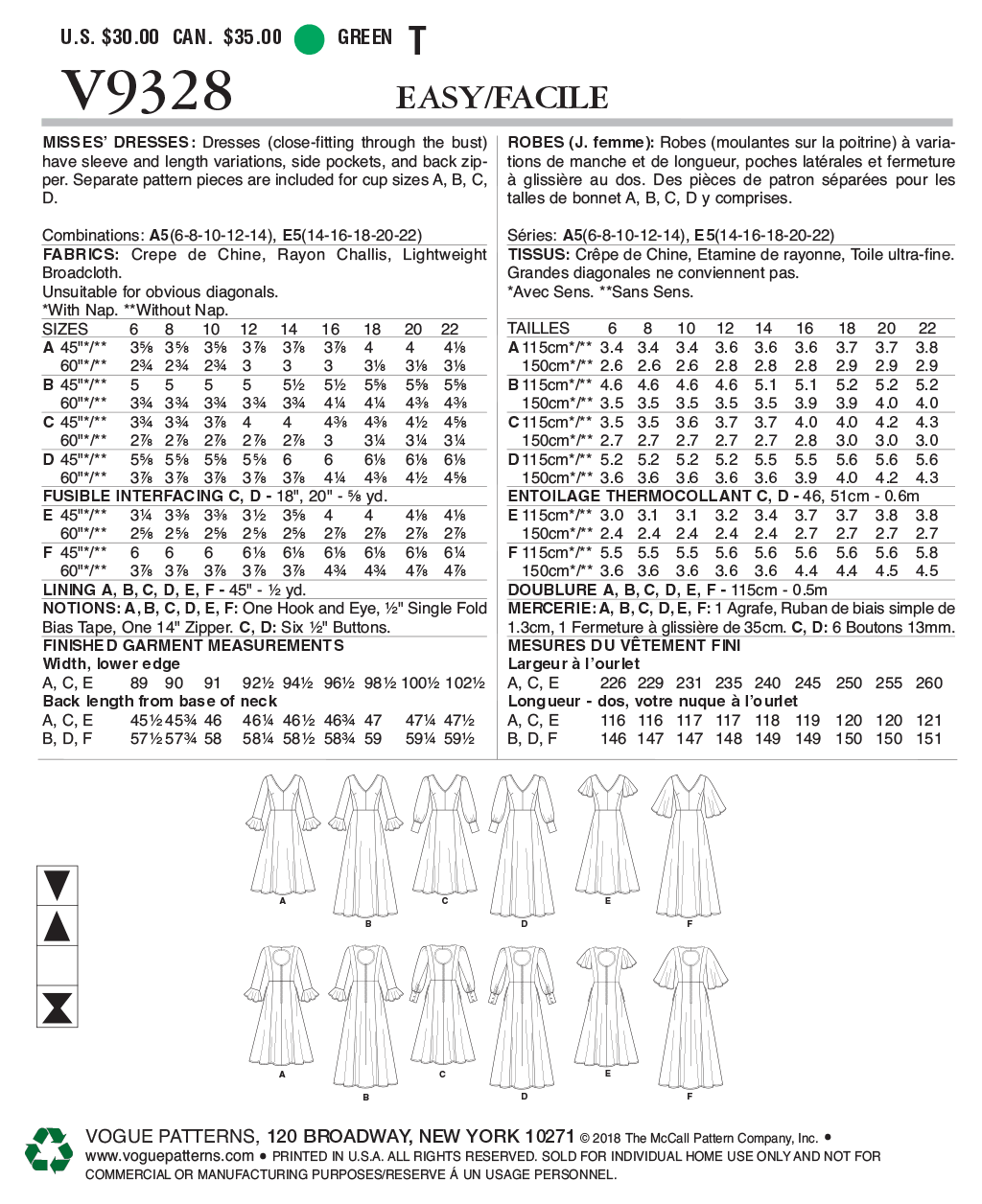 DRESS - V9328