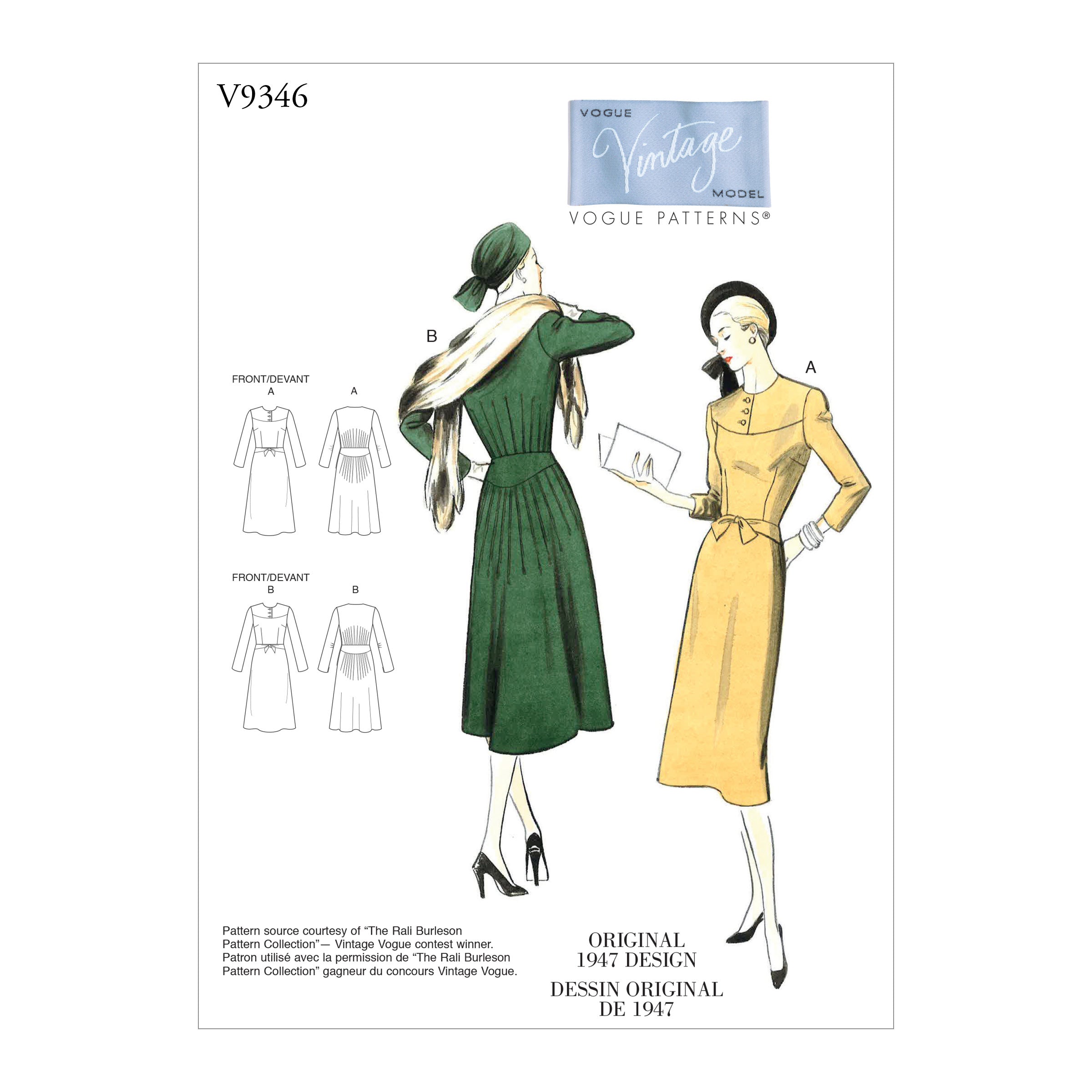 DRESS V9346 | Vogue Pattern