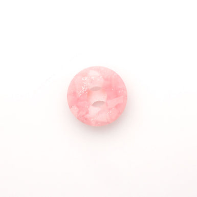 Candy Pink 'Cracked' Button - Small