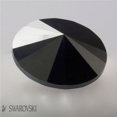 Swarovski Crystal Button in Slate Grey