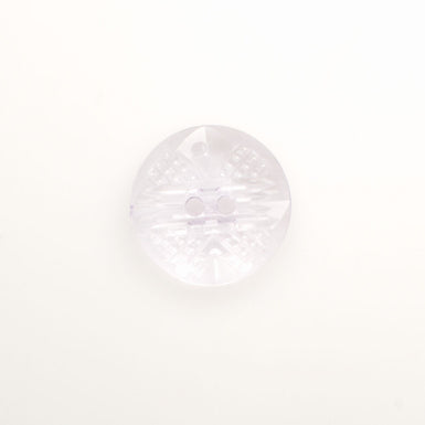 Clear Lilac Engraved Button