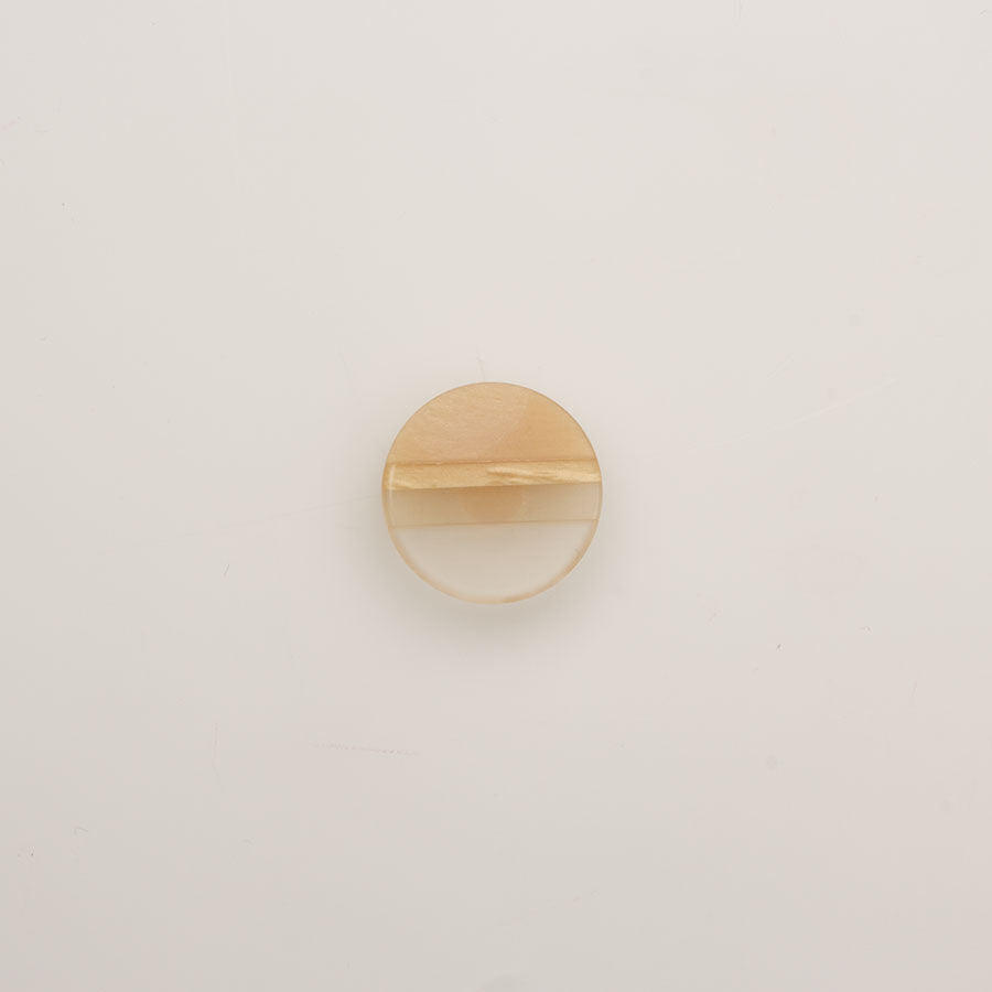 Medium Beige 'Ombre' Round Button