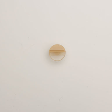 Small Beige 'Ombre' Round Button