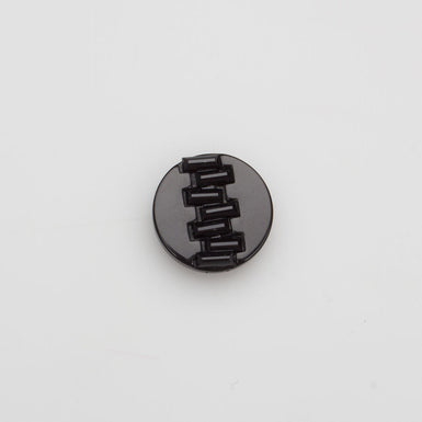 Medium Black Diamanté Button