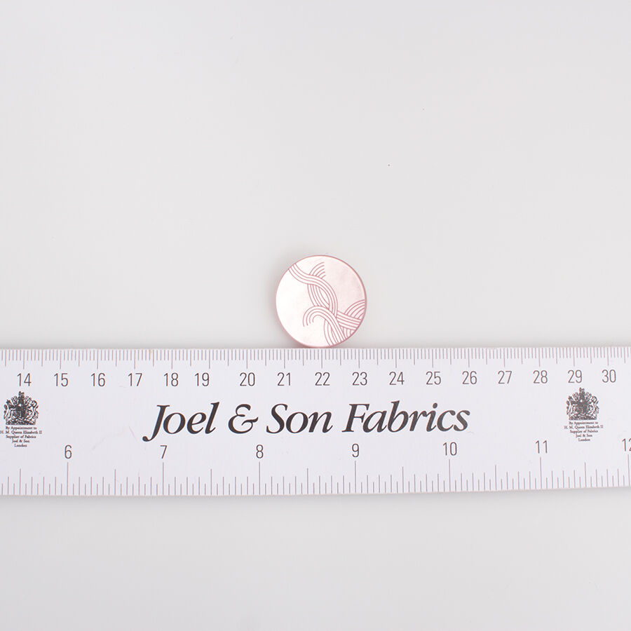 Baby Pink 'Oyster' Button