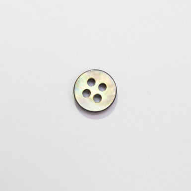 Grey 4 Hole Pearlised Shirting Button