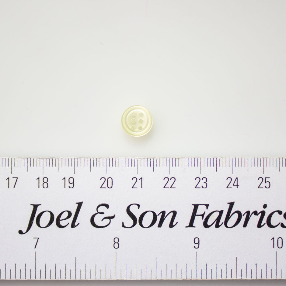Soft Yellow Shirting Button