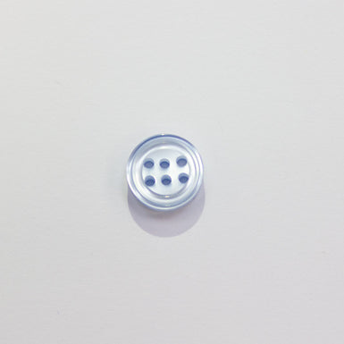 Baby Blue 6 Hole Shirting Button