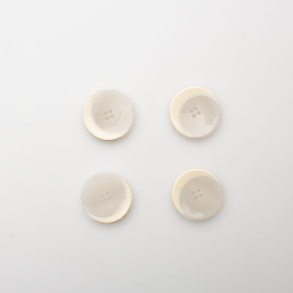 Ivory 'Moon' Jacket Button
