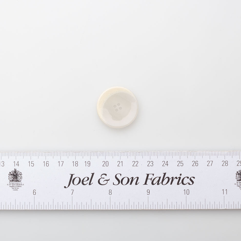 Ivory 'Moon' Jacket Button