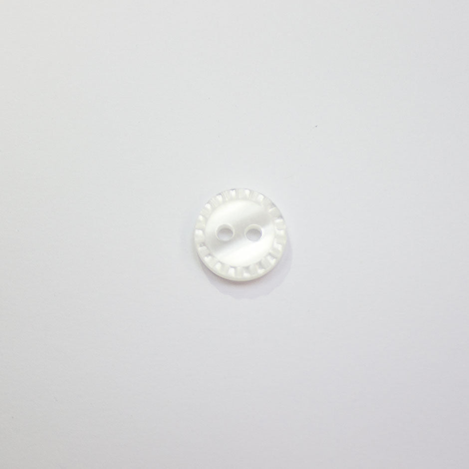 Cap Button Ivory Ivory Fluted Edge Classic Button | Shirt Button