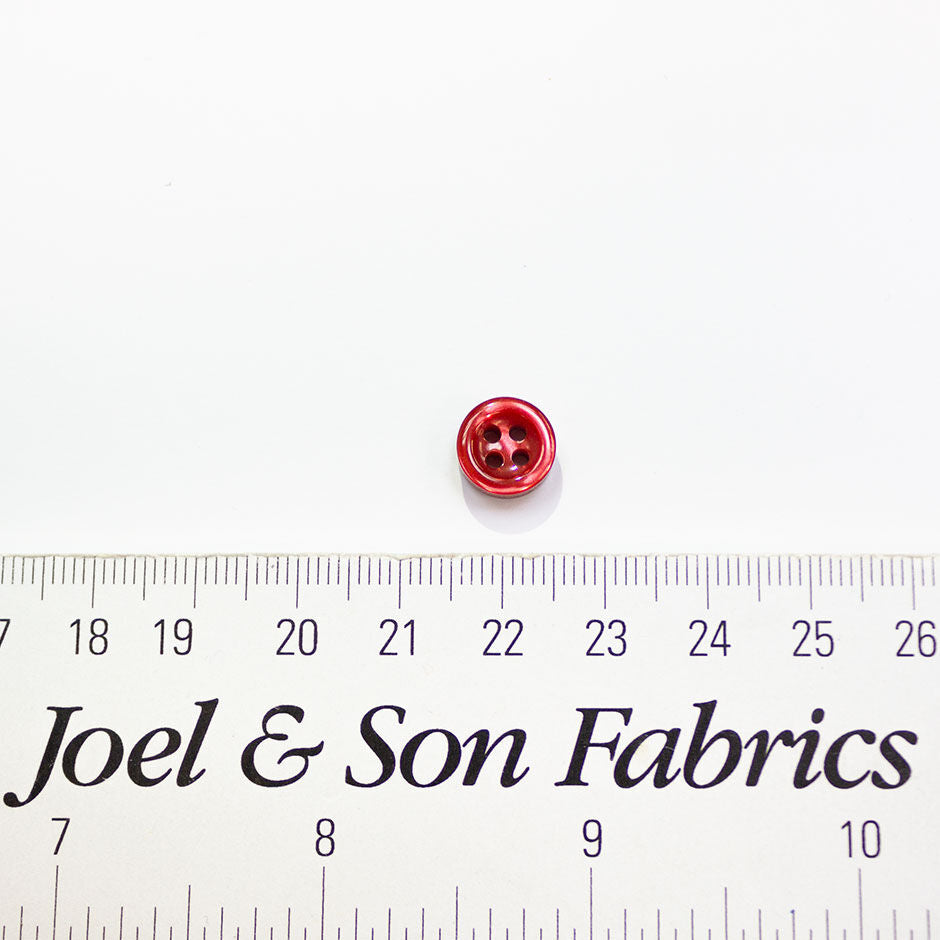 Maroon Pearlised Shirting Button