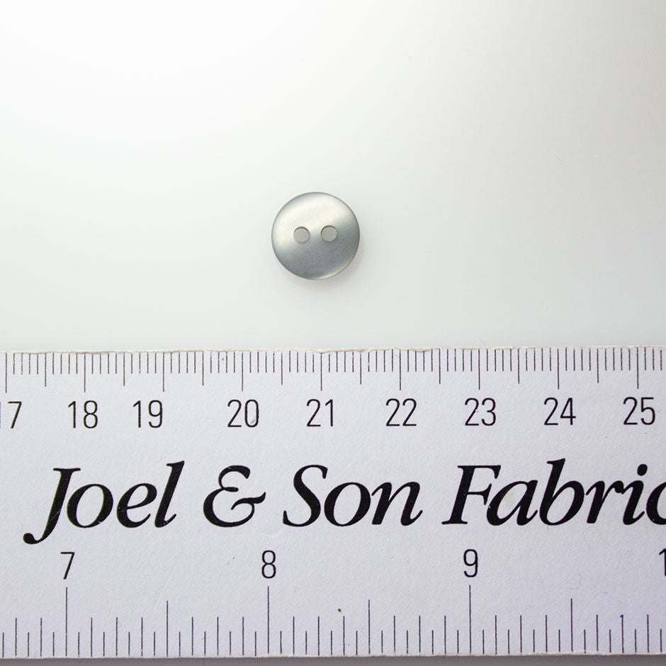 Mid Grey Pearlised Shirting Button