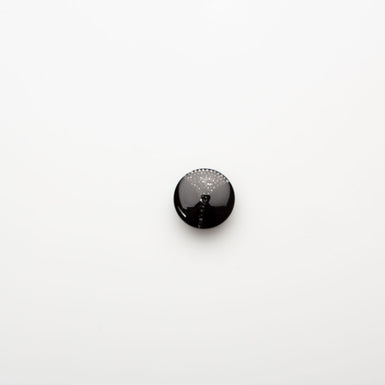 Black Sparkly Button - Medium