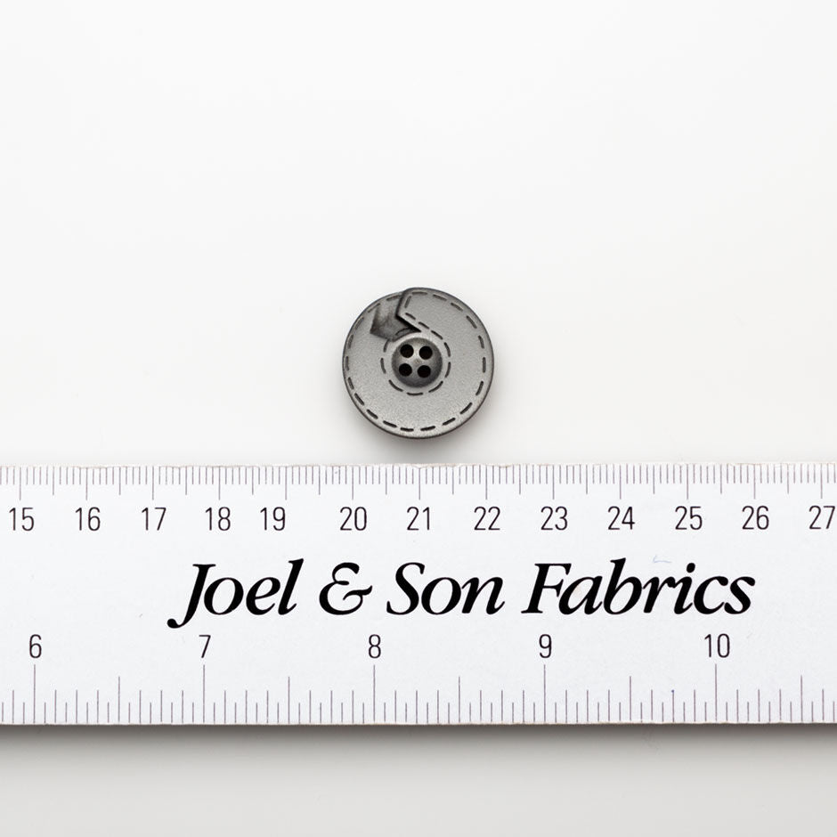 Grey Pearlised Stitched Arrow - Medium