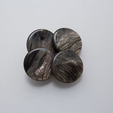 Small Dark Mother of Pearl Button