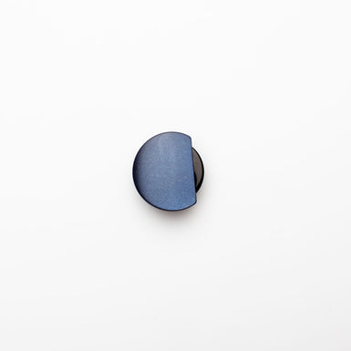 Two-Tone Blue & Black Jacket Button - Large