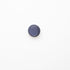 Pearlised Blue Round Ridged Button - Small