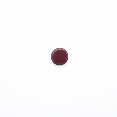 Maroon Ridged Button - Large