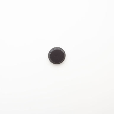 Grey Round Ridged Button - Large
