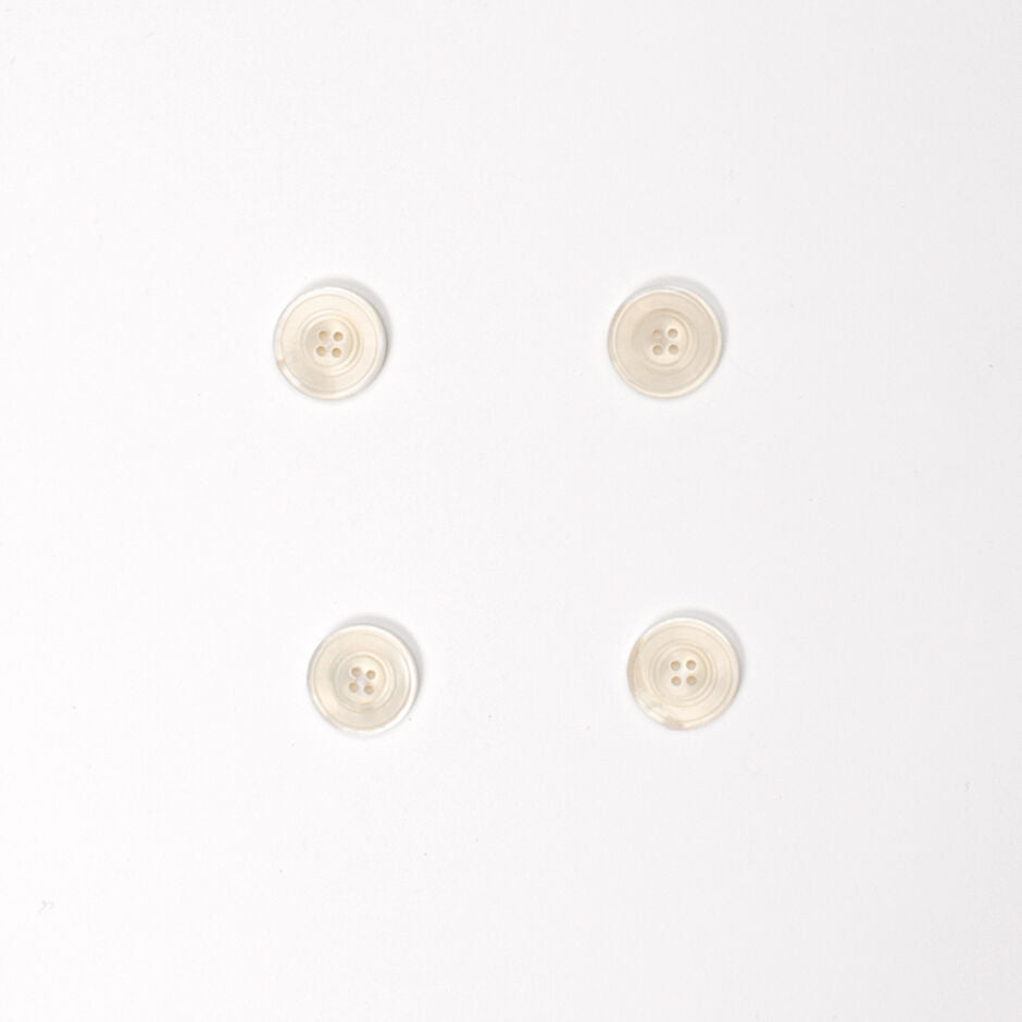 Small Ivory Pearlised Blouse Button