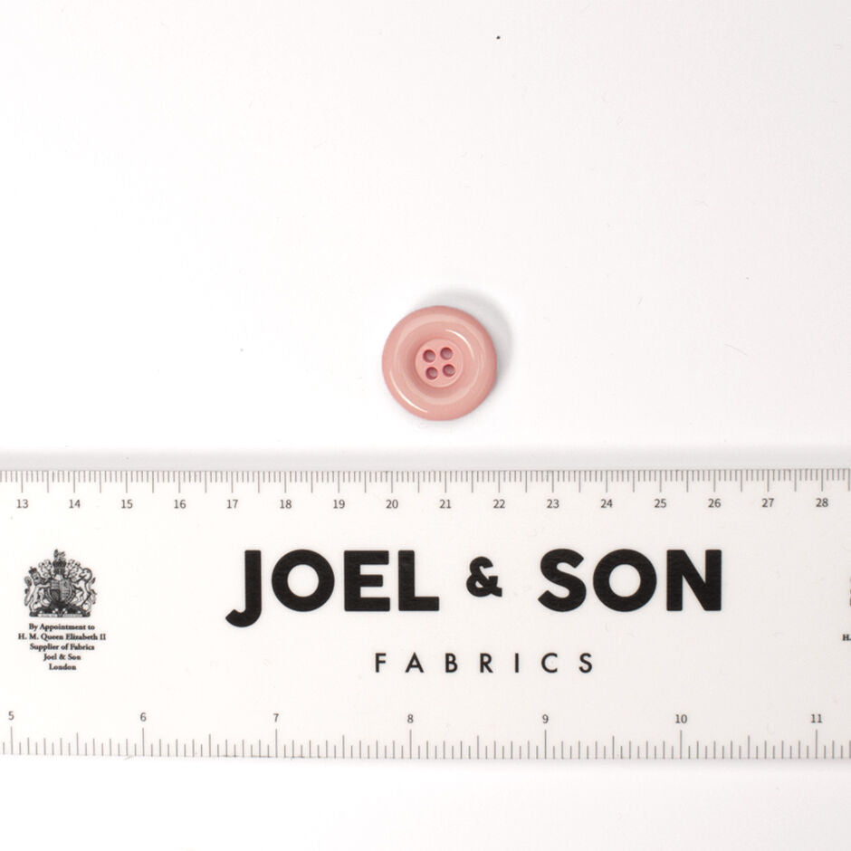 Baby Pink Thick Round Button